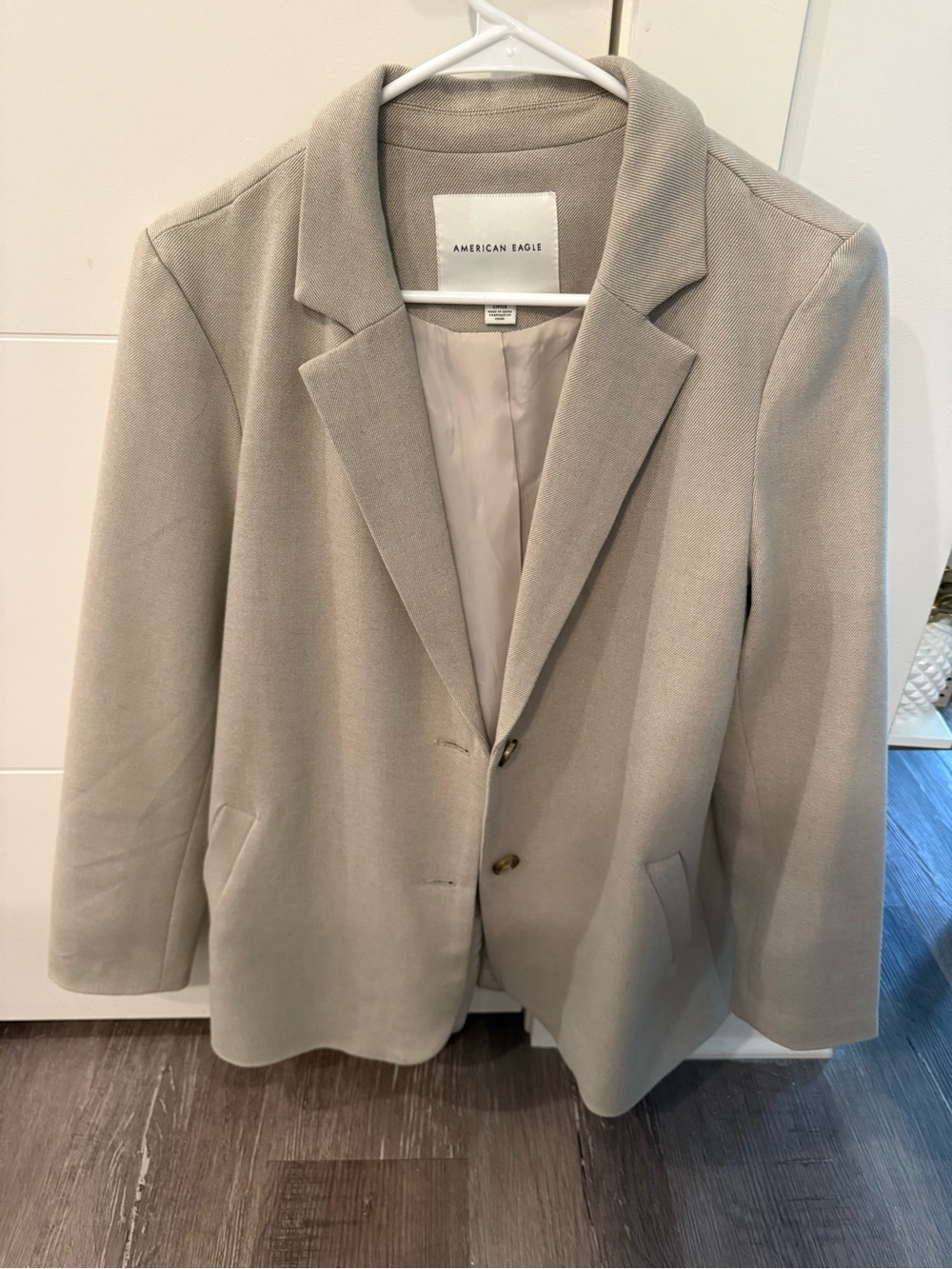 American Eagle Outfitters Light Taupe Blazer